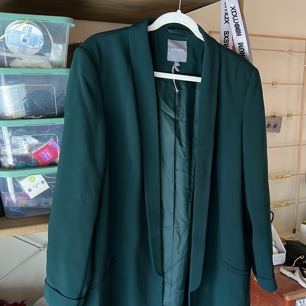 Principles green blazer - Picture 3 of 3